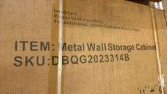 Wall-Mounted Metal Storage Cabinet in Black 2 Shelves Steel Wall Mounted Garage Cabinet 30.3 in. x 12.5 in. x19.7 in.