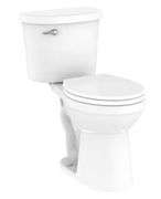 Gerber
Maxwell Choice 12 in. Rough-in 2 Piece 1.28 GPF Single Flush Round Chair Height Toilet in White with Soft Close Seat