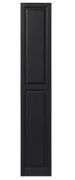 Ply Gem
15 in. x 71 in. Raised Panel Polypropylene Shutters Pair in Black
