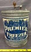 Premier Freezer Galvanized Hand-Crank Ice Cream Maker
