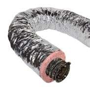 Master Flow
4 in. x 25 ft. Insulated Flexible Duct R8 Silver Jacket