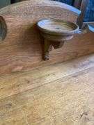 Washstand with Drawer, Cabinet, and Towel Rail, 33x18x38