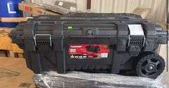 Husky
 23 in. Black Heavy Duty Medium Rolling Toolbox with Keyed Lock