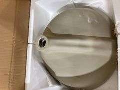Vanity Sink Ceramic 16-in Undermount OvalWhite Bathroom Sink