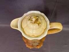 Porcelain Chocolate Pot by N&C France with Floral Design