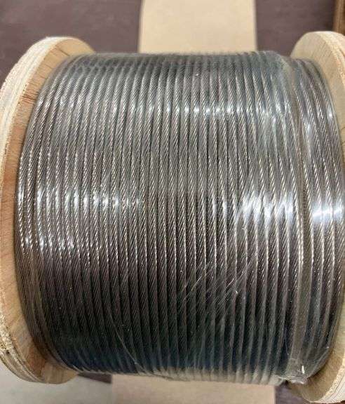 Stainless Steel Wire Rope Reel, 316 Grade, 3.2mm Diameter, 75m Length ...