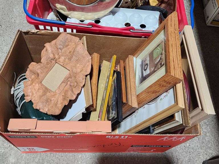 Picture Frames and Household Items with Brass Accents