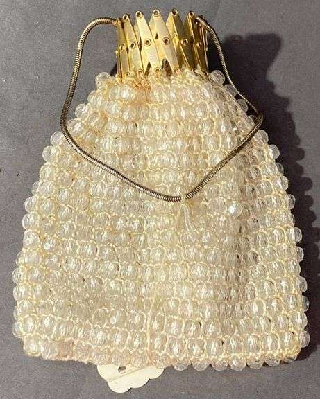 Four Evening Bags with Beaded, Mesh, and Metallic Designs