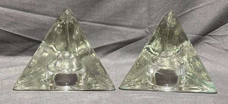 Coca-Cola Bottles and Glass Candle Holders