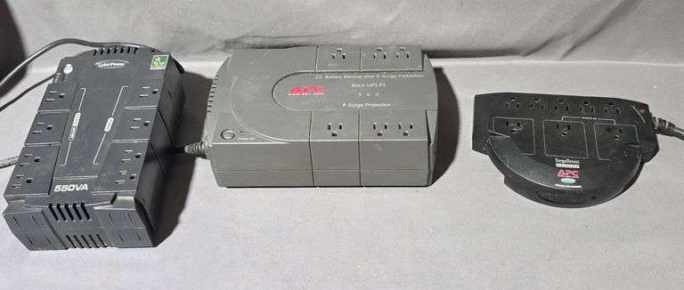 3 – Power Backup and Surge Protector Devices by APC and CyberPower