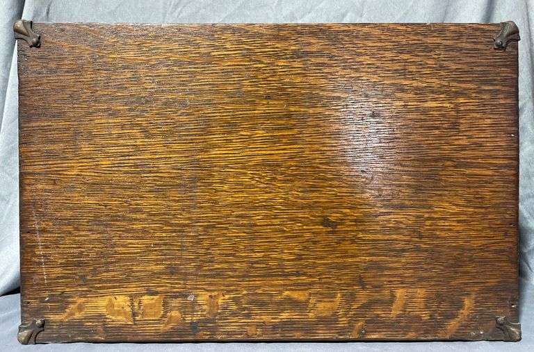 Pilliod Machinist Toolbox,  Swanton, Ohio Oak Multi-Drawer Storage Cabinet with Contents 16.5x8x10..5″