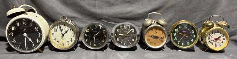 Mechanical and Electric Alarm Clocks and Watches