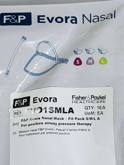 Fisher & Paykel Evora Nasal Mask With Additional CPAP Supplies