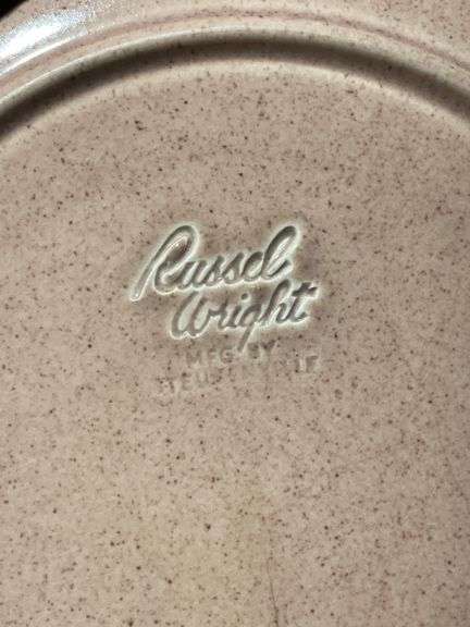 Russel Wright Dinner and Saucer Plates, 9 Plates 10 Saucers