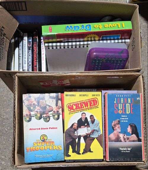 VHS Tapes, DVDs, and More