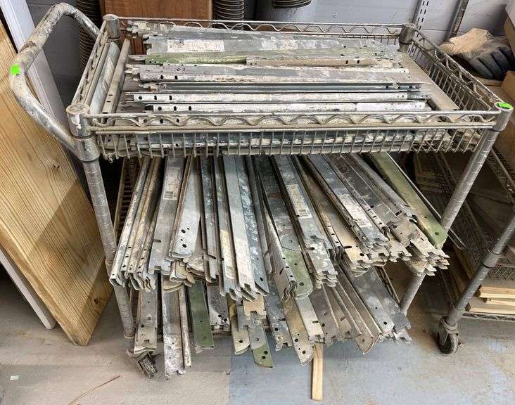 Metal Cart with Fast-Mount Rails - Metzger Property Services, LLC