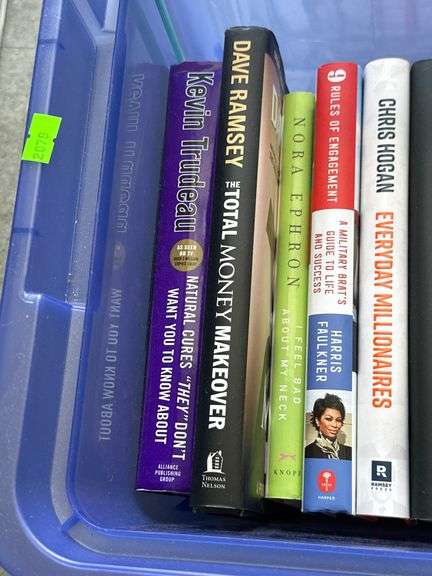 Pyrex Glass Baking Dish and Hardcover and Paperback Books, 9” x 13 ...