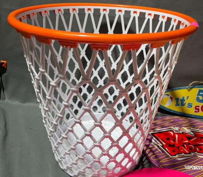 Recreational Sports Items with Basket and Paddles