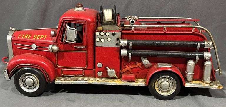 Metal Fire Engine Model with So. Prairie and Fire Dept. Markings, 14 ...