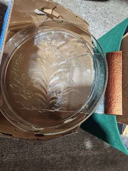 Miscellaneous Household Items Including Ocarina, Glass Dish, and Picture Frame