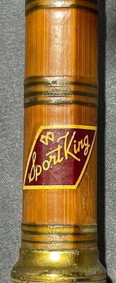 Sport King Bamboo Fishing Rod with Cloth Sleeve