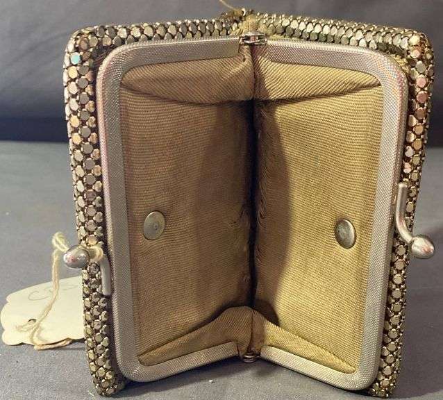 Four Evening Bags with Beaded, Mesh, and Metallic Designs