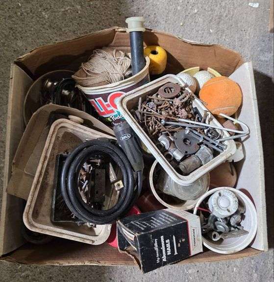Three Boxes of Electrical and Mechanical Components