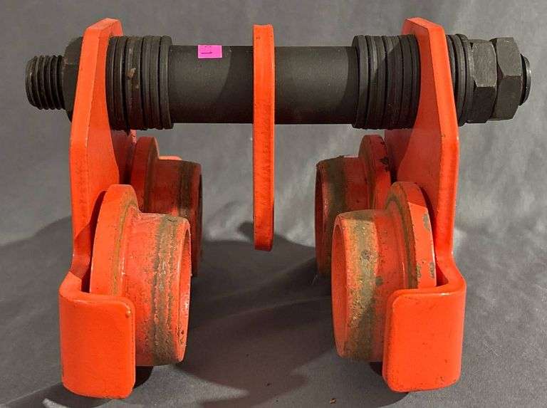 1-Ton Push Beam Trolley with Four Roller Wheels