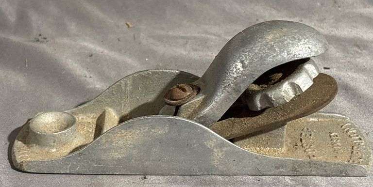 Foster Buffalo, NY Metal Block Plane with Adjustable Blade and Ergonomic Handle