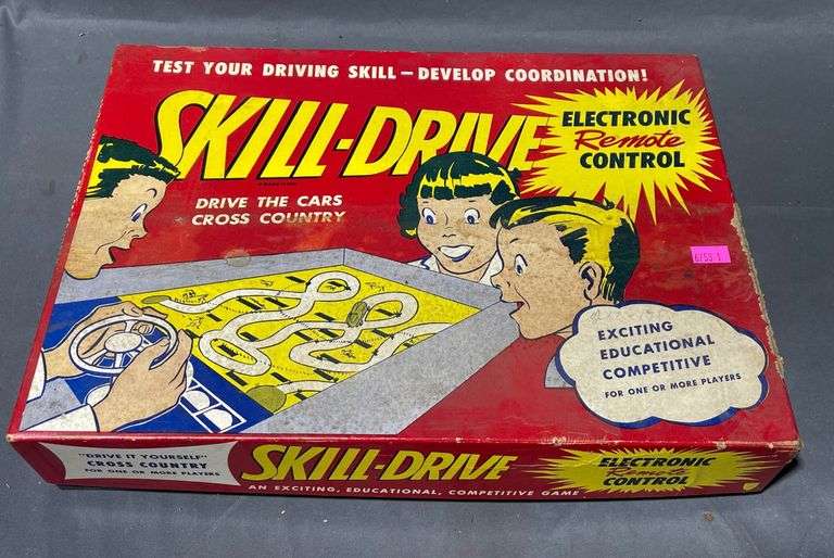 Skill-Drive Electronic Remote Control Board Game with Components