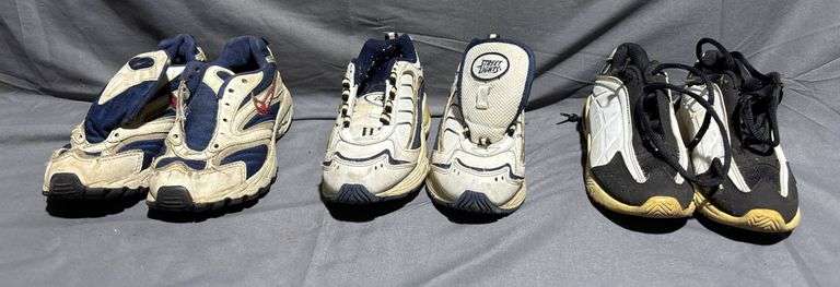 Three Pairs of Children’s Athletic Shoes from Everlast, Nike, and Street Lights