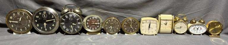 Mechanical and Electric Alarm Clocks and Watches