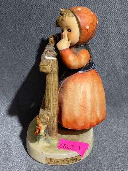 Goebel M. J. Hummel ‘Signs of Spring’ Figurine 203 2/0 1948, 4-Inch