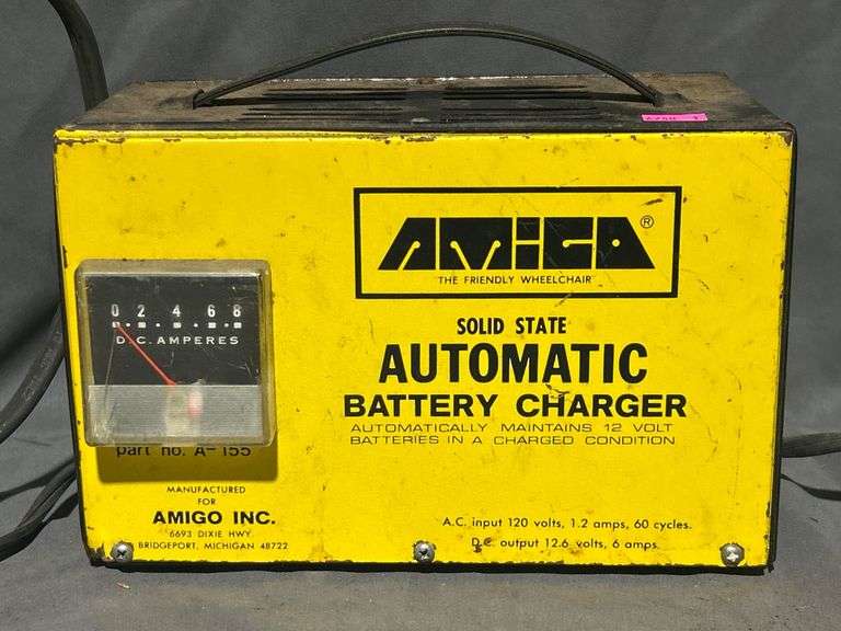 Amigo Solid State Automatic Battery Charger, 9”x5”x6”