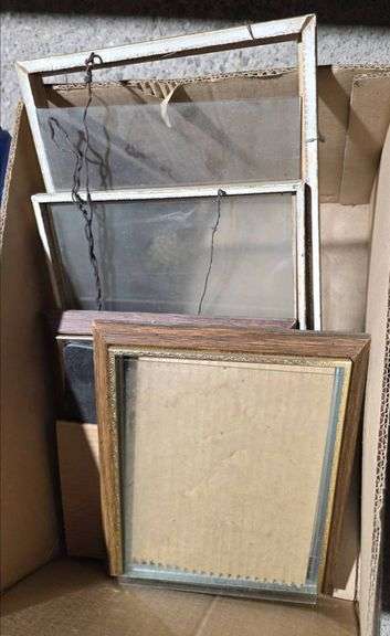 Picture Frames, License Plate, and Extension Cord
