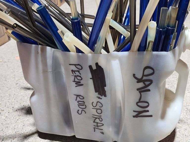 Spiral Perm Rods in Plastic Holder
