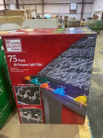 2 / Home Accents 75-Pack All-Purpose Light Clips