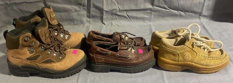 Three Pairs of Children's Shoes: Guess, and Two pairs of Thom McAn