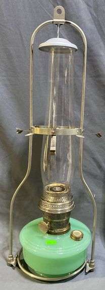 07.28.25 -- METZGER ONLINE ALADDIN AUCTION! 125+ Aladdin Lamp Collection!  Floor Lamps, Oil Lamps, Kereosese, Mantle Lamps, Alacite, Jadeite, Moonstone, Uranium, Amber, Lamp Shades, Chimneys, Hardware, Burners, Reference Books & More! -- N. Manchester, IN