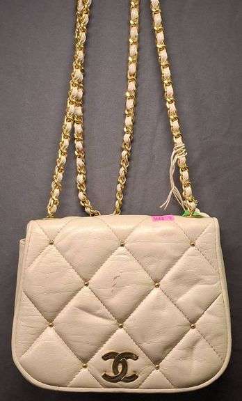 Chanel Style Quilted Leather Shoulder Bag with Gold-Tone Hardware