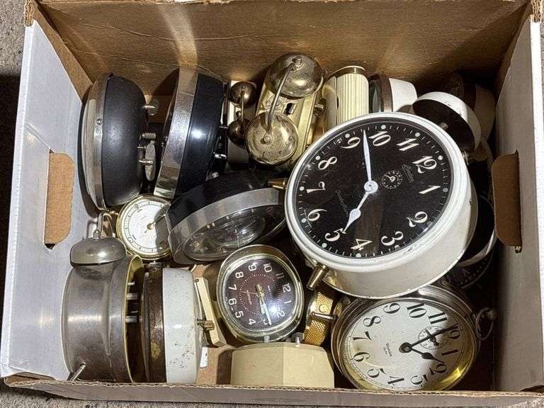 Mechanical and Electric Alarm Clocks and Watches