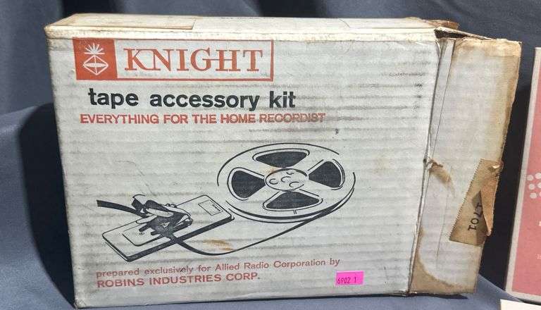 Knight Tape Accessory Kit with Magnetic Recording Tapes and Editing Tools