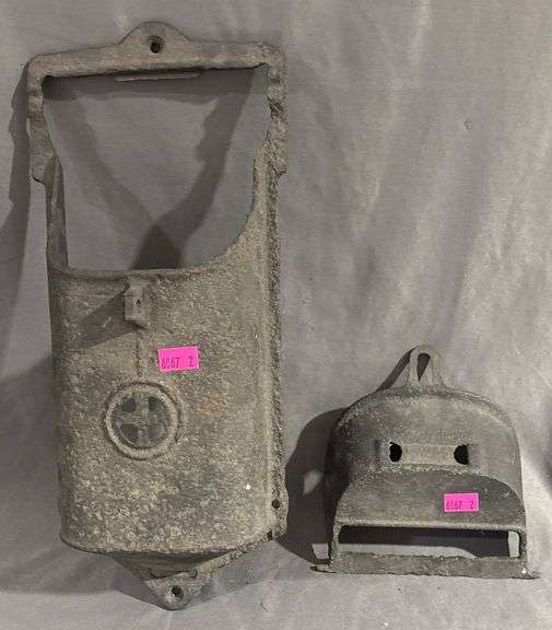 Griswold Cast Iron Wall-Mounted Mailbox Component