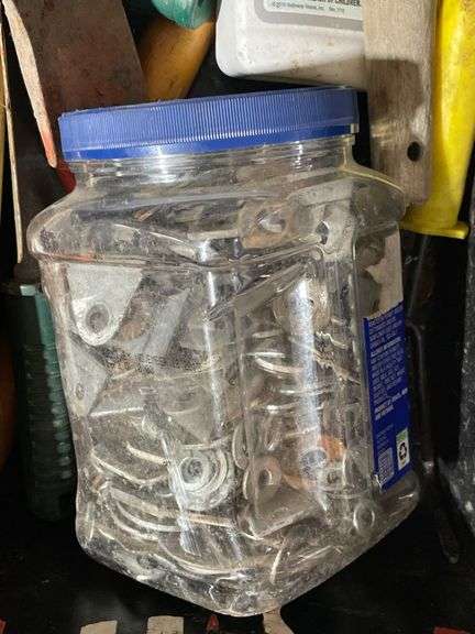 Hardware Components and Tools in Plastic Bins