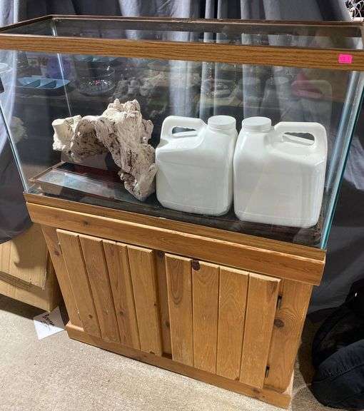 Glass Aquarium with Stand, 35”x 48”