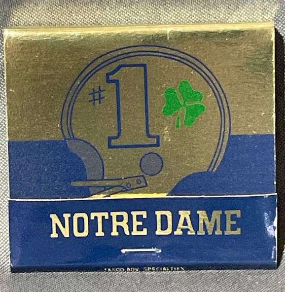 50 Notre Dame Football 1989 Matchbooks by Universal Match Corp. – South Bend, IN