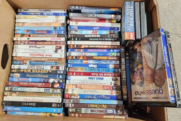 50+ Assorted DVDs Featuring Various Genres Including ‘Field of Dreams ...