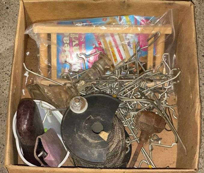 Hardware, Fasteners, and Tin Wastecan