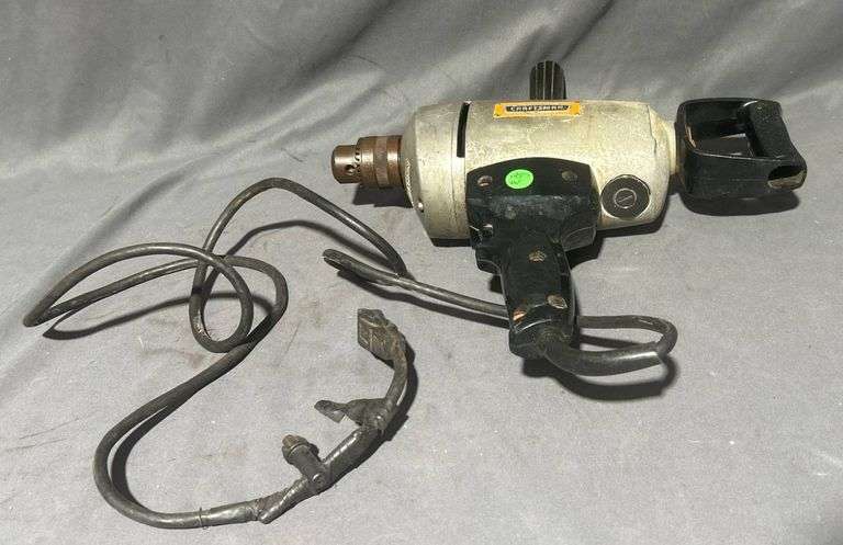 Sears Craftsman 1/2-Inch Electric Drill with Cord and Side Handle MODEL NO. 315 11490 110-120 Volts