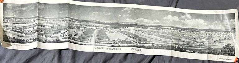 Ekmark No. 51251 – 1946 Panoramic Photograph of Camp Wolters, Texas by Camp Wolters Studio 40×9″